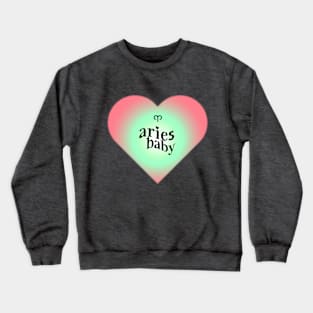 aries baby Crewneck Sweatshirt